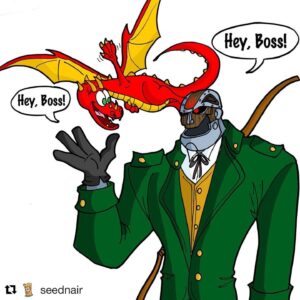 Chris Tallman Instagram - #Repost @seednair with @get_repost
・・・
Tick Tock and Gus are @shannoninvandy ‘s favorite duo on Nerdpoker podcast. So she asked me to draw them. I can’t deny they have a great dynamic. #dnd #dungeonsanddragons #nerdpoker #dndartwork #dndcharacters #dungeonsanddragonsart