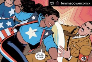 Chris Tallman Instagram - #Repost @femmepowercomix with @get_repost
・・・
We love celebrating America (Chavez) ❤️
#americachavez #punchingnazisisanamericantradition #fightfacism