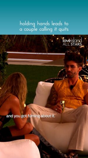 Chris Taylor Instagram - We’ve got a feeling everyone will be keeping their hands to themselves after this saga 😬 #LoveIsland #AllStars