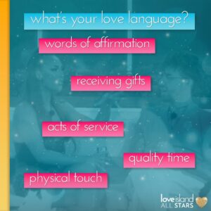 Chris Taylor Instagram - Are you a Demi, a Chris, or neither? 👀 Drop your love language below and @ the person that might need a reminder😉 #LoveIsland #AllStars