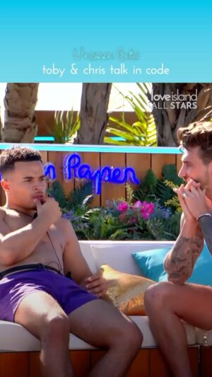 Chris Taylor Instagram - We need a pen and paper to decode this chat 😅 #LoveIsland #AllStars