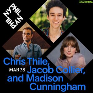 Chris Thile Instagram - The 65th Street Session returns to #nyphil on March 28! Chris will be joined by @jacobcollier and @madicunningham. Limited pre-sale tickets available at the link in stories and at christhile.com. -HQ