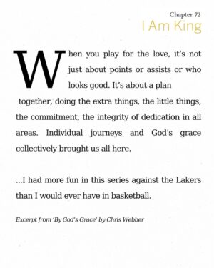Chris Webber Instagram - Throwing it back to one of my most memorable playoff showdowns against Kobe and the Lakers. 

These games weren't just about points and assists—they were about heart, hustle, and the love of the game. 

The playoff season always reminds me of the passion and grit that make basketball special. 

Pick up my book "By God's Grace," only at chriswebber.com, for more untold stories from the game. Link in bio.

#bygodsgrace