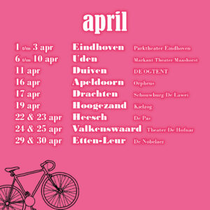 Christel de Laat Instagram - Speellijst 2024/2025! Nog een heel seizoen de voorstelling En door!?

Let op! Koop altijd je kaartjes via de officiële website van het theater, anders betaal je vaak veel te veel! 

Ieder theater bepaald zelf wanneer de verkoop van start gaat, dus hou zelf de website van jouw favoriete theater in de gaten!