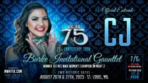 Christi Jaynes Instagram - Officially entering The Burke Invitational Gauntlet! St.Louis I'm coming back and hopefully I can work some magic to eventually bring home the Women's World Championship?!

Get your Tickets to NWA75
www.nationalwrestlingalliance.com

@chaseparkplaza
@nwa 
📸 @glassheartmedia
Gear: @fibourkedesign 

#LACJ #brazilianwonderwoman #magic #tricks #prowrestling #NWA75 #stlouis #thechaseparkplaza #brasileira #brazilianbrutal #brasil🇧🇷 🪄✨🃏