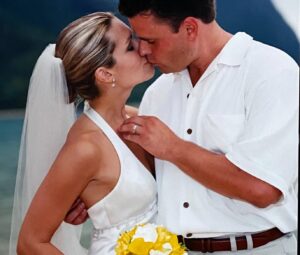 Christi Paul Instagram - I’m not late - I’m just extending the celebration of 22 years with this hunky man I love & the family we’ve built. 
Ok. Yes, I’m late.
But I’m grateful. 
Beyond words. 
And I’ll always choose him. 
Happy anniversary handsome. 
❤️ 
#Imperfect #ButJustRight #OurLovelyChaos #Grateful #Family #Love #Marriage #Husband #Anniversary #Faith #IChooseYou