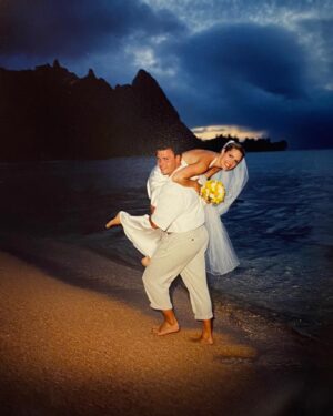 Christi Paul Instagram - 21 years. 3 kids, 4 dogs, 3 big moves & more blessings than I can count. 
Sometimes blessings come in the form of struggle & uncertainty. 
We all know that yes? 
With all the change, one thing does NOT shift; this man’s love for our family, our friends & some grand adventures. 
And I’m grateful for all of it! 
Every. Day. 
We spent our 15th anniversary back at the scene in Kauai…
& this year in our new hometown - thanks to the amazing folks @cruuncorked for the most scrumptious meal & gorgeous ambiance (& a surprise peak at their heavenly wine cellar!)! 
🍷
Wherever you are in life, please let me tell you what I’ve learned; there will NEVER be anything to value more than the people you love. 
The rest really does fade away. 
Love never fails. 
It found me when I least expected it so please do NOT give up hope - God is always on time. 
Thank you to each one of you who’ve been part of our journey. We love you! 
And yes. I’m posting this a day late. 😂
#Marriage #Anniversary #Grateful #Family #Faith #Love #Hope #daughters #husband #wedding