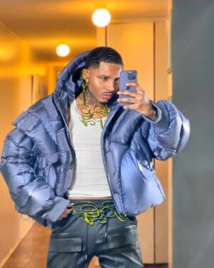 Christian Banks Instagram - High Driven Jean Paul Gaultier Wear 🦎 

YEA