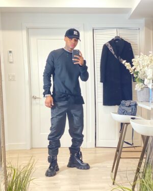 Christian Banks Instagram - Still in my bag like the French fries at the bottom 🍟 🖤

_ 

Can I get 🖤 emojis