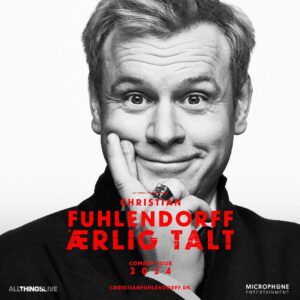 Christian Fuhlendorff Instagram - Salget begynder godt nok først i morgen, men kan se at flere af spillestederne ikke kan vente længere😁 Så det kan jeg sgu heller ikke. Nyt one man show fra undertegnede på vej. Tourplan osv. kommer i morgen.