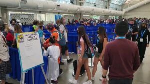 Christian Ganiere Instagram - My dad put together this cool video of our time at @sdcc2022 a couple weeks ago. It was so much fun being on a panel and signing. SOOOOOO many of you amazing fans came out to see me! Thank you!! Our panel was standing room only. Not a seat available!! It really made me feel good to feel so much love in person. I'll be at 3 or 4 more cons before the end of the year. Hope to see you all at one of them if you are in the area!

.

.

@sdccblog #sandiegocomiccon #sandiegocomiccon2022 strangerthings #NumberTen #IamNumberTen #Iam010 #Hawkinslab  #strangerthingsedit  #strangerthingsedits #netflix  #netflixseries
#strangerthings4 #hawkinsnationallab #rainbowroom #strangerthingscast #upsidedown #elevenstrangerthings  #dufferbrothers #strangerthingsfan #theupsidedown #hawkinsnationallaboratory #strangernumbers #hnl #christianganiere 

@strangerthings4.updates
@strangerthings4.updates
@strangerthingsnetflixtv
@stranger4news
@strangerthingsnetfliix
@thestrangerhell
@strangerthingslab