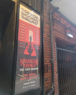 Christian Ganiere Instagram - How cool is this??? @phoenixtheatrelondon is doing a @strangerthingstv Play!! I wish I'd been able to see it while I was there, but unfortunately, time didn't permit me to. Next time for sure! Or maybe I'll get lucky and get to be in it someday!
.
.
#ChristianGaniere #IamNumber010 #NumberTen #Number010 #IamNumberTen #Strangerthings #Strangerthings4 #strangerthingsedit #strangerthingscast #Strangerthings4life #strangerthingstv #Rainbowroom #strangerthings #Hawkinslab #strangerthingsedit 
#netflix #netflixseries #hawkinsnationallab #rainbowroom #upsidedown #elevenstrangerthings #dufferbrothers #strangerthingsfan #theupsidedown #hawkinsnationallaboratory #strangernumbers #hnl