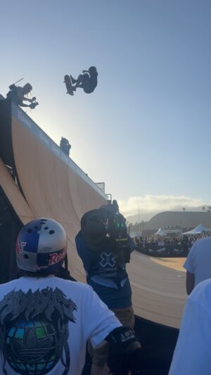 Christian Hosoi Instagram - MOTO SHIBATA THROWING IT DOWN ON HIS LAST RUN!!! 💯💯💯 COMPLETELY INSANE!!!!! TEAM HOSOI 🇯🇵 REPRESENT @hosoiskateboards 🔥⚔️🔥 STYLE STYLE STYLE IS KING!!! 👑 VERT RAMP COMP @xgames 2024 @motoshibata BRINGS HOME THE SILVER MEDAL 🥈 CONGRATULATIONS MOTO!!!!!!! 🤙😎🙏🏽 #hosoisaucecinema 🎥 #Day1