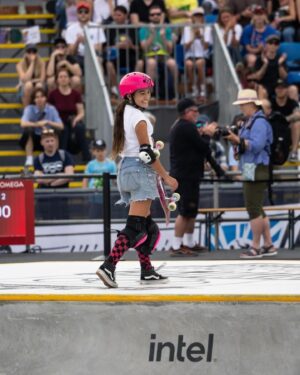 Christian Hosoi Instagram - Congratulations to @arisa_trew qualifying 1st going into the finals!!! TEAM HOSOI REPRESENT!!! @hosoiskateboards 🔥⚔️🔥 @olympics BUDAPEST