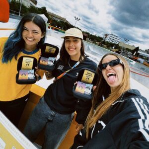 Christian Hosoi Instagram - HUGE CONGRATULATIONS TO TEAM HOSOI @dora.varella AND HER BRAZILIAN WORLD CLASS CREW @isapachecoskt AND @raicca.ventura FOR MAKING IT INTO THE “2024 PARIS” @olympics PROUD OF YOU DORA!!!!! TEAM HOSOI REPRESENT 💯💯💯 @hosoiskateboards 🔥⚔️🔥 LETS GOOOO!!!
