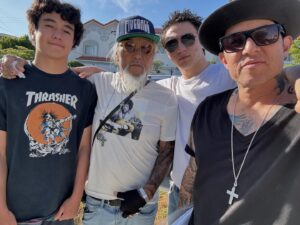 Christian Hosoi Instagram - I AM BLESSED… ❤️✝️❤️ THANK YOU JESUS FOR MY POPS AND BOYS TO BE BY MY SIDE TO DO LIFE AND LIFE MORE ABUNDANTLY… 🤙😎🔥 SCRIPTURE JOHN 10:10 @popshosoi5 @endless_hosoiofficial @clxssichosoi ❤️🙏🏽❤️ #hosoisauceselfie 06/27/24