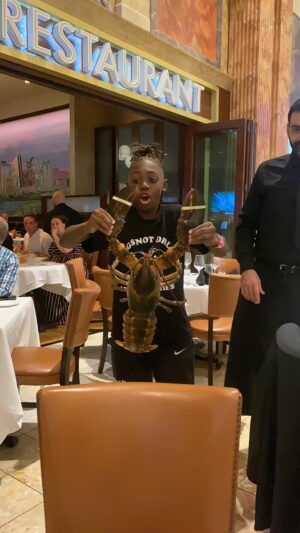 Christian Isaiah Instagram - That time i tried to play with my food 😆 #lobster #lobstertail