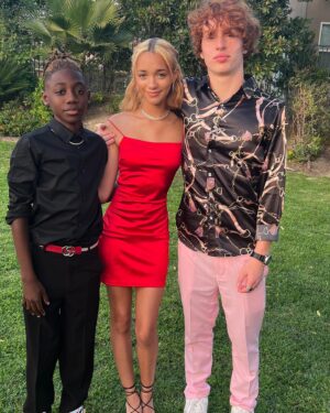 Christian Isaiah Instagram - HOCO 2022….. 💯👊🏾
#squad #hoco #homecoming #party #vibes #friends #fun #highschool