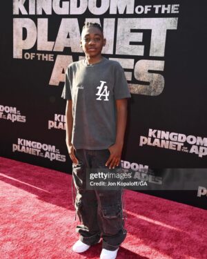 Christian Isaiah Instagram - Thank you @disney  @apesmovies  @williamhmacy for an epic night! 

HOLLYWOOD, CALIFORNIA - MAY 02: Christian Isaiah attends the World Premiere Of 20th Century Studios” “Kingdom Of The Planet Of The Apes” at TCL Chinese Theatre on May 02, 2024 in Hollywood, California. (Photo by Jon Kopaloff/GA/The Hollywood Reporter via Getty Images).