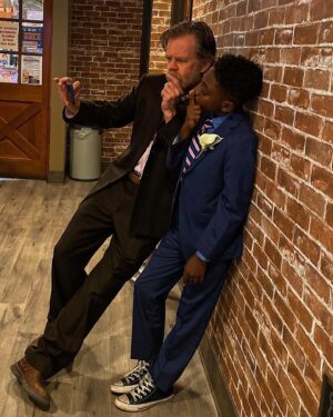 Christian Isaiah Instagram - #flashbackfriday #Shameless Selfies with Frank 😭