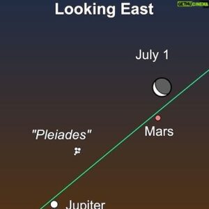 Christian J Smith Instagram - I got to see mars and Jupiter this morning, I woke up at the right time although my camera doesn’t do it justice. I woke up and Jupiter to the bottom left was blazing with glory and it’s what made me look because I’m like I know that’s not a star, and mars was a beautiful red. Amazing.