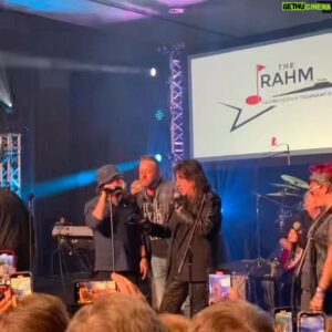 Christian Kane Instagram - I got to sing with him at @rahmcelebritygolftournament for @stjude !!!!!! C’mon!! Thank you to @aliciachase_creative11 my girl, for the video. Such a cool weekend such great friends…. SUCH a good cause. Meet one survivor like I’d did years ago, and every year to this day, you’ll know why I give so much to this and why it’s true. They save so many kids. So many families. I’m honored you’d have me. Why the long winded talk of @stjude on this instagram? B/c @alicecooper does all he can for this beautiful organization. I got to sing with him you jealous muthaf@*#€s…… hahaaaaaa