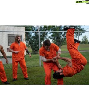 Christian Kane Instagram - My boss dressed me in orange a lot last year. Not sure what that means or if it’s even my color. Thoughts? Stay tuned. #leverageredemption #almostparadisetv