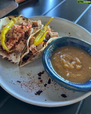 Christian Kane Instagram - Since they won’t let me do my job I’m just gonna do this. #footballsunday chargrilled chicken tacos with Mexican crème and homemade Trinidad Scorpion pepper salsa fresh from my garden. FAQ: Is it hot? Yes it’s fuckin’ HOT it’s a Trinidad Scorpion Pepper!