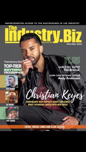 Christian Keyes Instagram - Huge thank you to #IndustryBiz for an amazing interview and cover! I greatly appreciate it. Radio has been showing me a lot of love and support.🙌🏾👑🔥 Ken Wilson and  your whole team✊🏾- and thank you to everyone who has been rocking with #UnderThatVeil #SoSweet #CookMyDinnerNaked and the new album #GetInvolved 🙏🏾🤎 - 📸 @madworksphoto