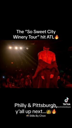 Christian Keyes Instagram - 🙌🏾👑Huge thank you to everyone who came out to both shows of the #SoSweet #CityWinery Tour…. We had a time! Also, thank you to #CityWineryATL for your usual greatness! 🙌🏾🔥 And thank you @stills_by_chon for these amazing moments you captured📸 #Philly and #Pittsburgh… You all are Up Next, November 20 and November 21. Tickets available only at the City Winery website. See yall soon! @carkellahats 🎩thank u!🙌🏾🔥