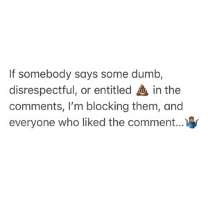 Christian Keyes Instagram - Keep your negativity on your page. Just blocked all 37 people that liked somebody’s disrespectful comment. ✌🏾#Godbless