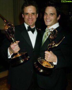 Christian LeBlanc Instagram - TWINNING! @gregrikaart @youngandrestlesscbs #YR @daytimeemmys