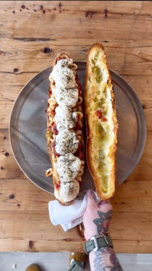 Christian Petroni Instagram - fried calamari sandwich #food
