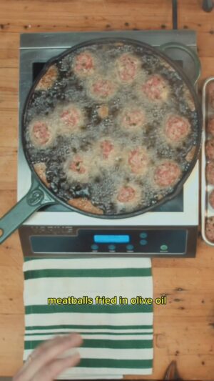 Christian Petroni Instagram - fried meatballs #food