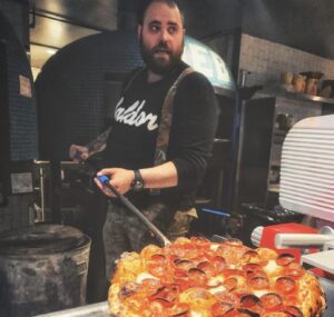 Christian Petroni Instagram - i used to make pizza

*also when I hear this song I can picture my beautiful mom singing it on the top of her lungs 
on a breezy Saturday afternoon in bx. 
All the windows open. 
Flooded with natural light. 
Calling for me to not come into the kitchen 
cuz she just mopped the floors x 

@fiorella_aprea_petroni ❤️