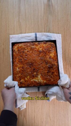 Christian Petroni Instagram - vodka sauce Sicilian pie @zolisnypizza #food