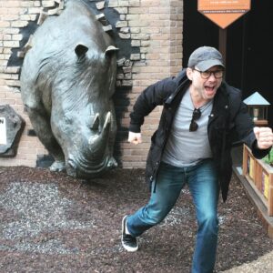 Christian Slater Instagram - Exciting day at the Houston Zoo! #closecall #houston