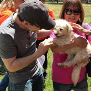 Christian Slater Instagram - My wife and I spent an incredible morning with @bestfriendsanimalsociety at the NKLA Super Adoption, open today and tomorrow at Warner Center Park in Woodland Hills. There are hundreds of puppies, dogs, cats and kittens that are hoping to find a home this weekend. Please stop by and meet them and all of the wonderful volunteers and organizations that commit their time and resources to saving the lives of innocent animals. Thank you @emmyrossum and @samesmail for introducing us to this amazing organization and for asking for donations to @bestfriendsanimalsociety instead of wedding gifts. We sponsored an hour of adoptions today in your honor! #SaveThemAll