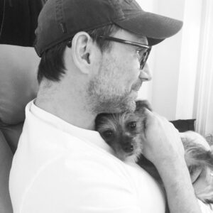 Christian Slater Instagram - Home with Hoot #adoptdontshop