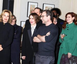 Christian Slater Instagram - Celebrating Ryan Murphy with @sagaftra and reminiscing with all-time greatest theater costars Jessica Lange & @mssarahcatharinepaulson. Ryan Murphy is leading the charge against Hollywood's diversity problem with a commitment to fill 50% of all director (and now crew!) positions with women and minority candidates. I'm excited to witness the momentum behind this long-overdue initiative and can't wait to support all the great work that will come out of increased access to and collaboration between all artists in this industry. Photo credit @rebeccasmeyne for the @nytimes.