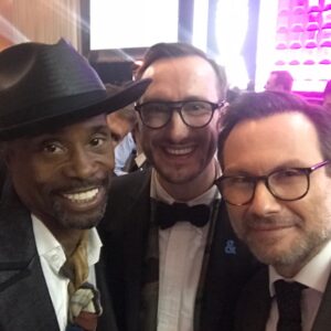 Christian Slater Instagram - Can you tell that I had a great time at the GLAAD awards? Thank you @glaad for inviting me to present with @carlychaikin, thank you @helloross for the hug, thank you @brooklyntailors for proving that my wife was right when she told me I should buy a green suit, and most of all thank you @rosie @therealdebramessing and Billy Porter, gifted artist and deserved winner of the Vito Russo award, for the uplifting and inspirational words charging us to be better humans and stronger allies. Thank you for letting me be part of such a special evening.