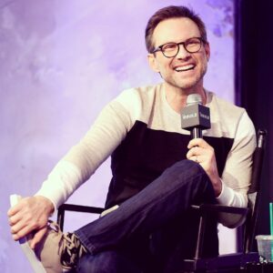 Christian Slater Instagram - Loved talking about @kingcobraofficial, making LGBTQ films & more with @tojustinkelly at @buildseriesnyc. Thanks for having us on! Wearing @nike @aloyejp @paulsmithdesign 📽🏳️‍🌈
