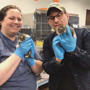 Christian Slater Instagram - Spent an inspirational afternoon with the staff and incredible volunteers of @bestfriendsanimalsociety learning about their kitten nursery, which saved over 3,000 kittens from euthanasia in 2017 alone. If you are in LA and thinking of adopting a pet, check out their animal sanctuary (they have adult cats, dogs and puppies too)! #KITTENS #SaveThemAll