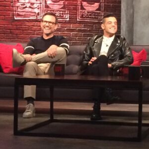 Christian Slater Instagram - Thank you to everyone who watched our season premiere and tuned into our live aftershow Hacking Robot. You have no idea what's coming!! Huge thanks to @andygreenwald for hosting and shoutout to @louboutinhomme #MrRobot