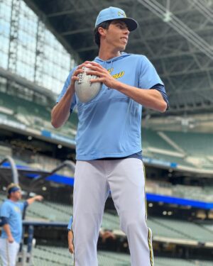 Christian Yelich Instagram - Uncle Rico would be proud @cutchtwenty2