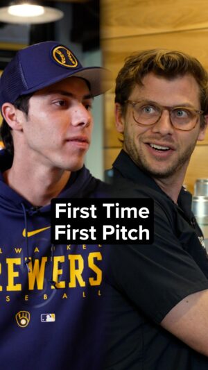 Christian Yelich Instagram - Just a bit outside ⚾️
.
.
#baseball #firstpitch #brewers