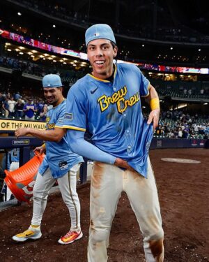 Christian Yelich Instagram - Low key weekend at 🏠

Even took a cooler to the face from @headhunjoe