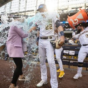 Christian Yelich Instagram - 🧀