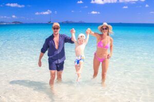 Christie Whelan Browne Instagram - Your Daddy takes you to paradise. You wake at your leisure and are escorted directly to a buffet of warm pancakes with syrup, followed by a dip in the pool, then off to a white sand beach with water as crystal blue as you could dream of…. But you’re almost 3 so you’re blind with rage almost the entire time. 😎 @rohanmbrowne