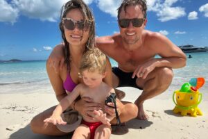 Christie Whelan Browne Instagram - Your Daddy takes you to paradise. You wake at your leisure and are escorted directly to a buffet of warm pancakes with syrup, followed by a dip in the pool, then off to a white sand beach with water as crystal blue as you could dream of…. But you’re almost 3 so you’re blind with rage almost the entire time. 😎 @rohanmbrowne